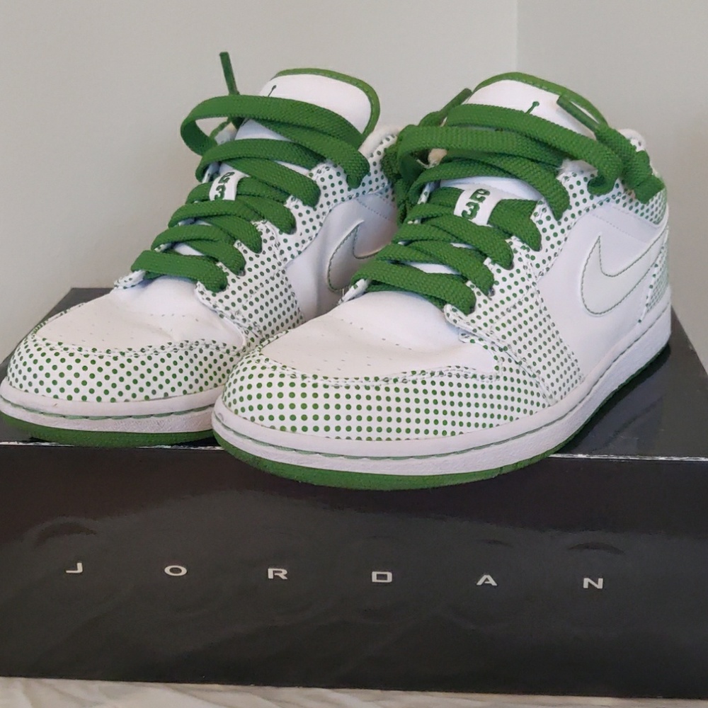 Air Jordan 1Phat Low white/chlorophyll size 8